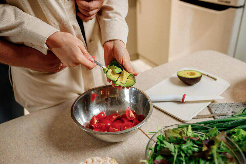 Cook at home using ingredients from sustainable sources