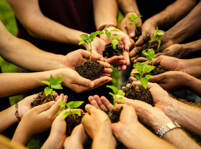 People have the initiative to educate themselves and others about sustainable living